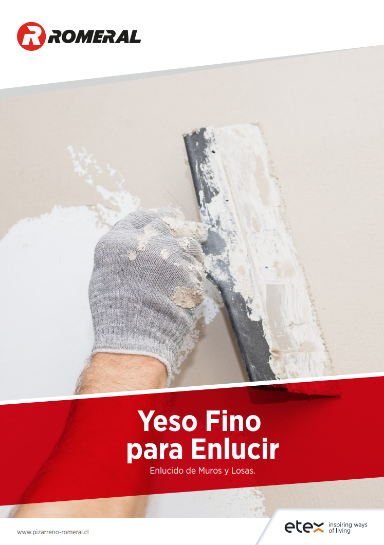 Print Yeso fino para enlucir